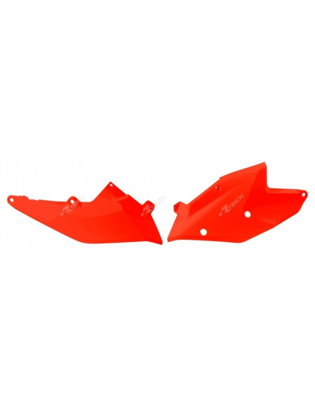 Plaques Latérales - Orange Fluo - RACETECH KTM EXC/EXCF 2017-2018 SX/SXF 2016-2018