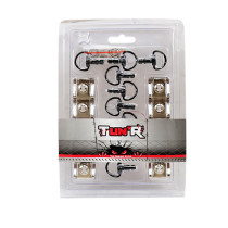 Vis quarts de tours carénages Noir diam. 6mm (type DZUS)