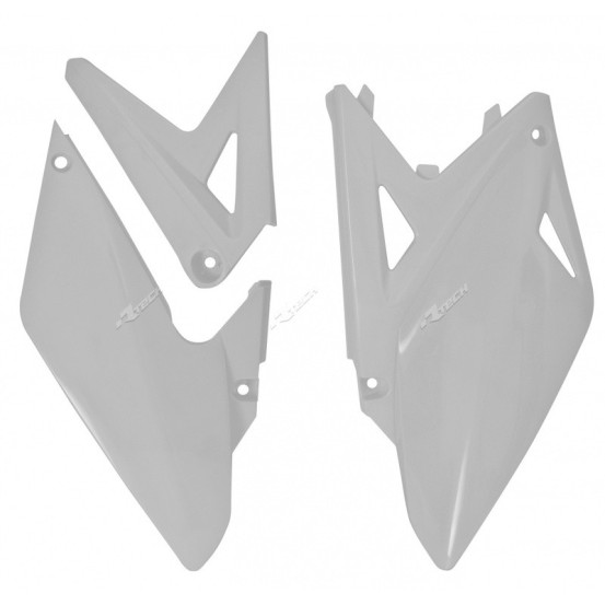 Plaques Latérales - Blanc - RACETECH Suzuki 450 RMX-Z 2010-2017