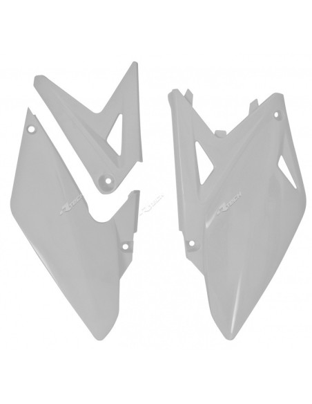 Plaques Latérales - Blanc - RACETECH Suzuki 450 RMX-Z 2010-2017