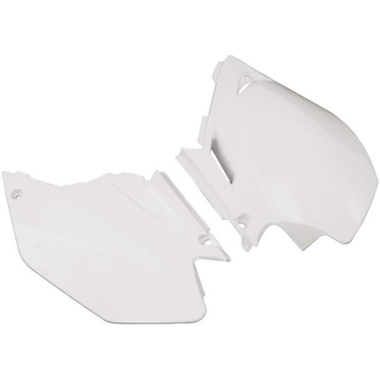 Plaques latérales - Blanc - RACETECH YAMAHA 250/450 WRF 2003-2006