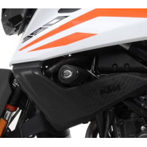 Tampons de protection R&G RACING Aéro - orange - KTM 390 Adventure
