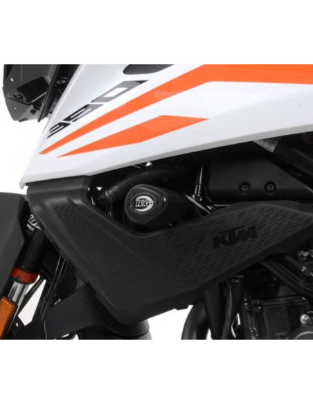Tampons de protection R&G RACING Aéro - orange - KTM 390 Adventure
