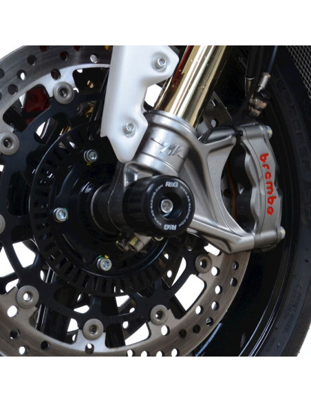 Protections de fourche R&G RACING - noir - MV AGUSTA Brutale 1000 RR