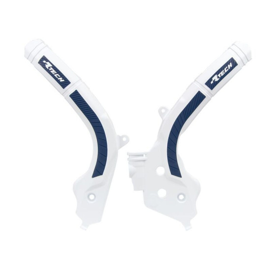 Protection de cadre - Blanc - RACETECH Husqvarna 125/250 TC 2019 250/350/450 FC 2019