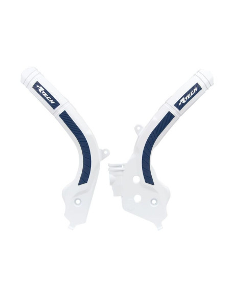 Protection de cadre - Blanc - RACETECH Husqvarna 125/250 TC 2019 250/350/450 FC 2019
