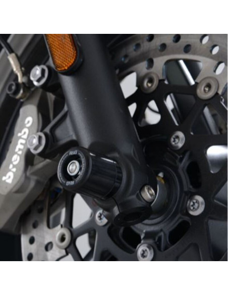 Protections de fourche R&G RACING - noir - TRIUMPH Speed Twin 1200