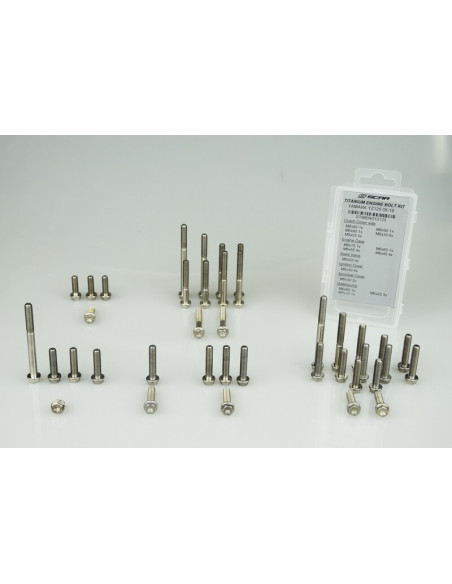 Kit 41 vis moteur titane SCAR Husqvarna 250/350 FC 2018-2020 KTM 250/350 SXF 2016-2020