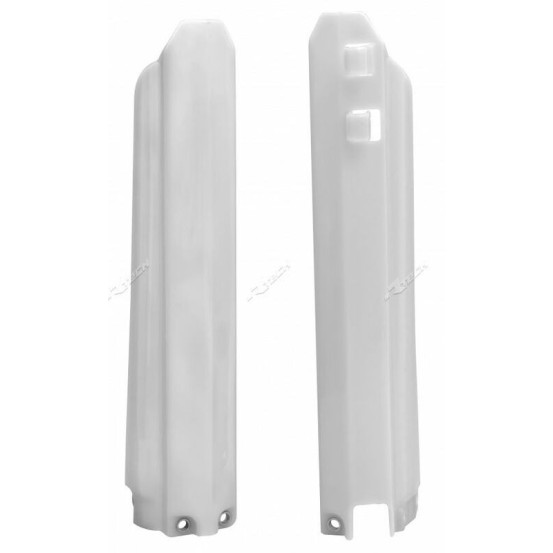Protections de fourche - Blanc - RACETECH/Mec 125-250 YZ 1998-04 250 à 450 WRF YZF 1998-04