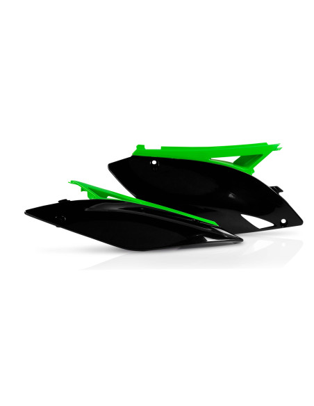 Plaques latérales - Noir - ACERBIS Kawasaki 250 KXF 2009-2012 450 KXF 2009-2011