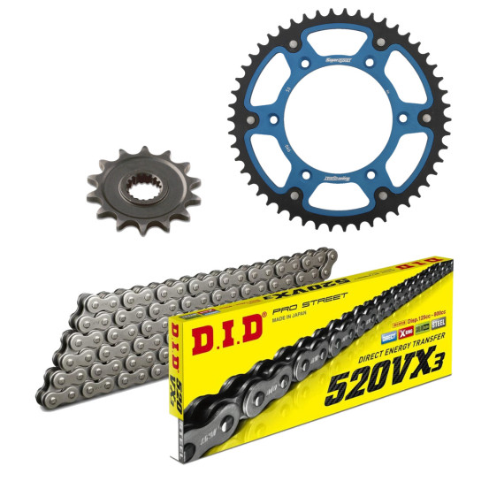 Kit chaine 520 Stealth DID-SUPERSPROX - SHERCO 250-300 SE-R 2T après 2014 - 520VX2
