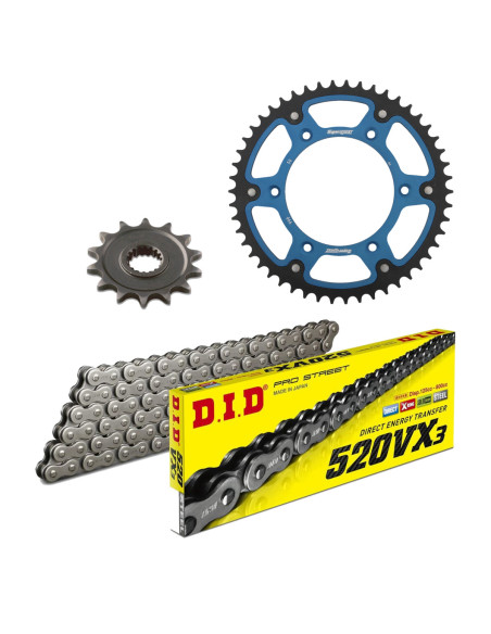 Kit chaine 520 Stealth DID-SUPERSPROX - SHERCO 250-300 SE-R 2T après 2014 - 520VX2