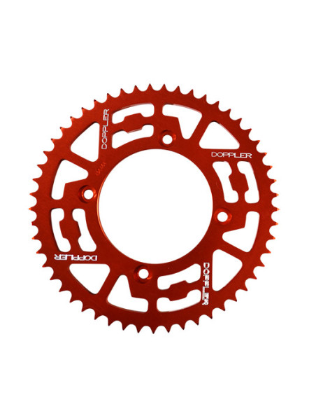 Couronne aluminium 428 53 dents DOPPLER Beta Factory/RR SM Rouge