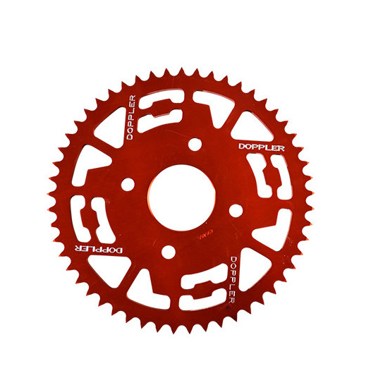Couronne aluminum 420 53 dents DOPPLER MBK X-Power Yamaha TZR Rouge