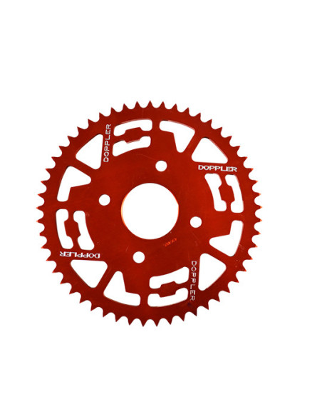 Couronne aluminum 420 53 dents DOPPLER MBK X-Power Yamaha TZR Rouge