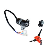 Contacteur à clé mécaboite origine Derbi Senda / Aprilia RX / SMT / RCR complet