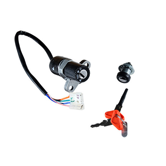 Contacteur à clé mécaboite origine Derbi Senda / Aprilia RX / SMT / RCR complet