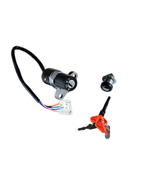 Contacteur à clé mécaboite origine Derbi Senda / Aprilia RX / SMT / RCR complet