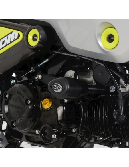 Tampons de protection R&G RACING Aéro - noir - HONDA MSX 125 GROM