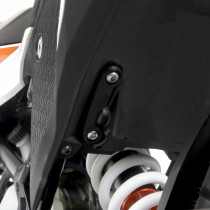 Caches orifices repose-pieds arrière R&G RACING noir - KTM390 Adventure