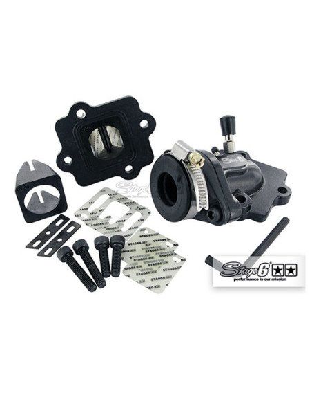 Clapet et pipe scooter STAGE6 vulcanisé Nitro / Aerox