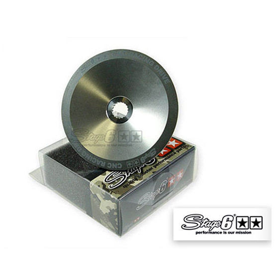 Joue fixe scooter STAGE6 Racing Drive aluminium CNC Piaggio Typhoon / NRG