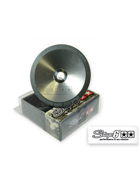 Joue fixe scooter STAGE6 Racing Drive aluminium CNC Piaggio Typhoon / NRG