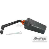 Rétroviseur universel STAGE6 F1 Carbone Mat Gauche