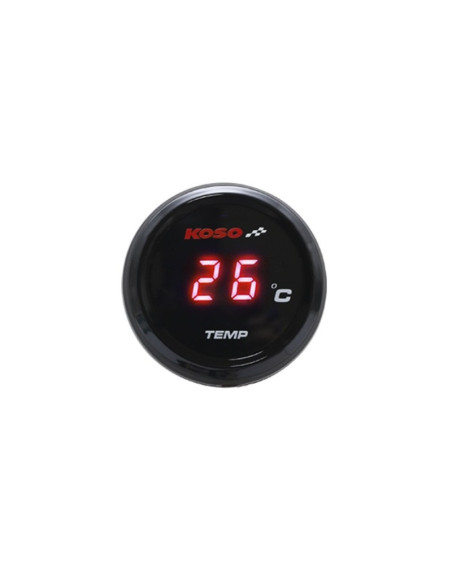 Indicateur De Température d'eau KOSO i-gear affichage rouge