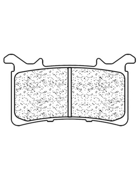 Plaquettes de frein avant CL BRAKES - XBK5 métal fritté route / racing