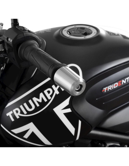 Embouts de guidon R&G RACING Inox - TRIUMPH