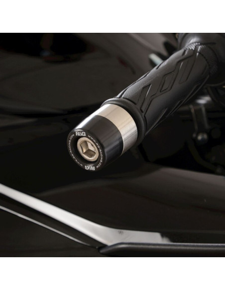 Embouts de guidon R&G RACING Noir - SUZUKI Hayabusa