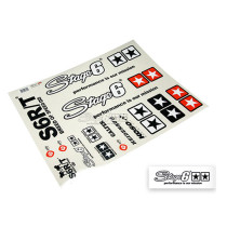 Autocollants STAGE6 MKII Noir (planche A2 - 42X59cm)