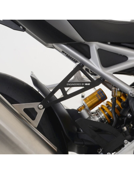 Kit suppression repose-pieds arrière & support d'échappement R&G RACING silver - TRIUMPH 1200 Speed Triple RS-RR