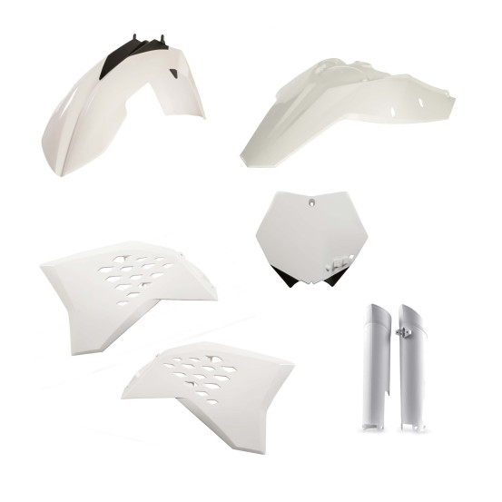 Kit plastiques complet - Blanc - ACERBIS KTM 350/450/505 SXF 2007-2010