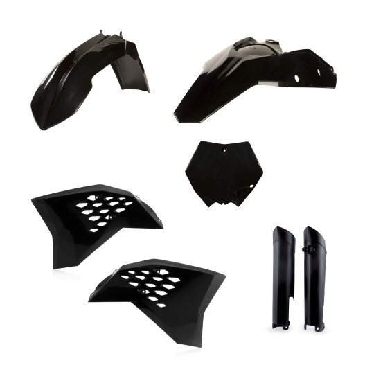 Kit plastiques complet - Noir - ACERBIS KTM 350/450/505 SXF 2007-2010