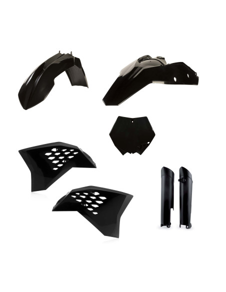 Kit plastiques complet - Noir - ACERBIS KTM 350/450/505 SXF 2007-2010