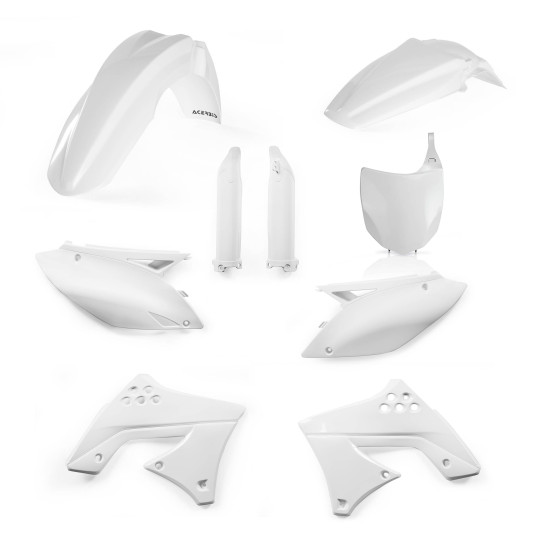 Kit plastiques complet - Blanc - ACERBIS Kawasaki 250 KXF 2009-2012