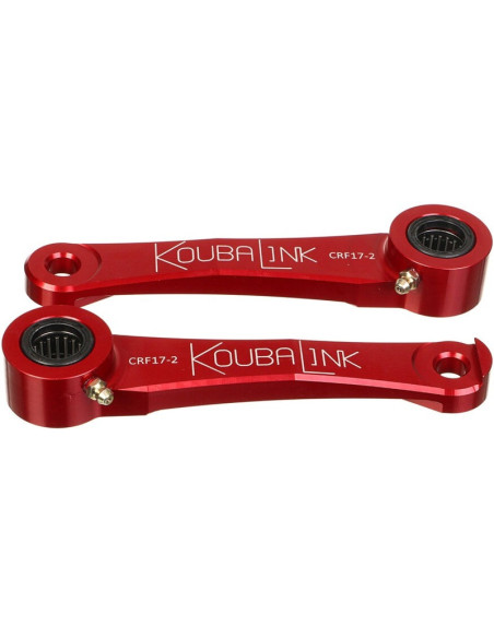 Kit de rabaissement biellette moto KOUBALINK (31.8 - 38.1 mm) rouge - HONDA