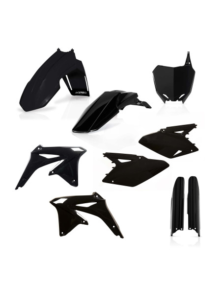 Kit plastiques complet - Noir - ACERBIS Suzuki 450 RMZ 2008-2017