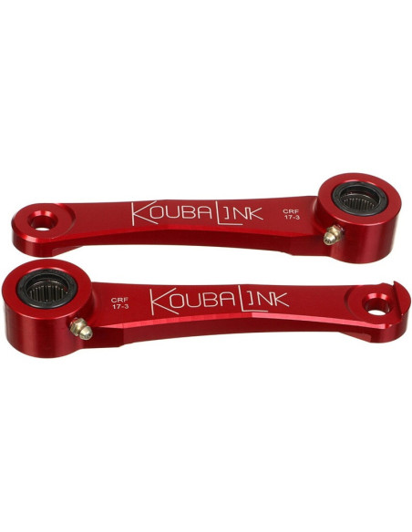 Kit de rabaissement biellette moto KOUBALINK (57.2 - 63.5 mm) rouge - HONDA