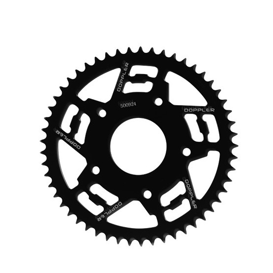 Couronne aluminium 420 53 dents DOPPLER XR7/XP7 SM/XPS Noir