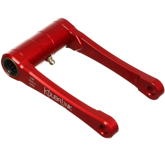 Kit de rabaissement biellette moto KOUBALINK (44.5 mm) rouge - HONDA CRF250L Rally