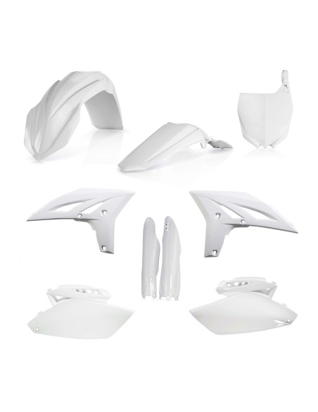 Kit plastiques complet - Blanc - ACERBIS Yamaha 250 YZF 2010-2013