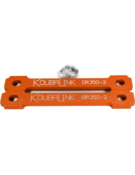 Kit de rabaissement biellette moto KOUBALINK (44.5 mm) orange - SUZUKI