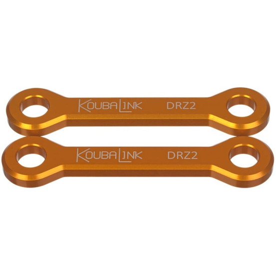 Kit de rabaissement biellette moto KOUBALINK (31.8 mm) orange - KAWASAKI - SUZUKI