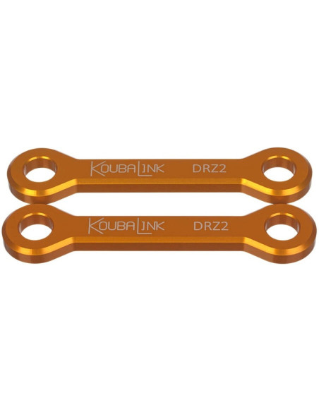 Kit de rabaissement biellette moto KOUBALINK (31.8 mm) orange - KAWASAKI - SUZUKI