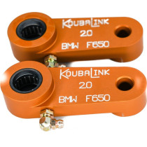 Kit de rabaissement biellette moto KOUBALINK (50.8 mm) orange - BMW F650 Funduro