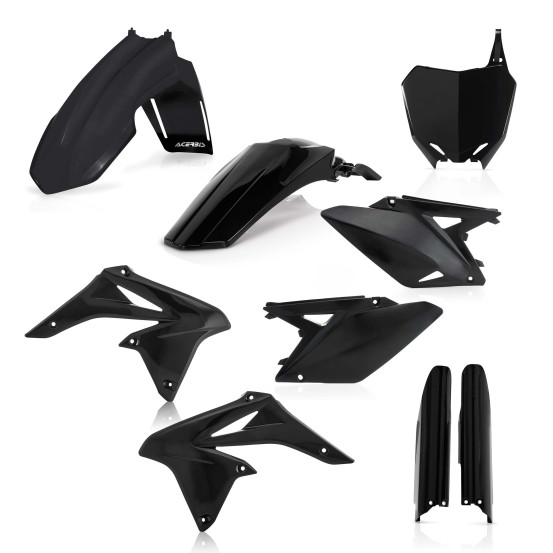 Kit plastiques complet - Noir - ACERBIS Suzuki 250 RMZ 2010-2017