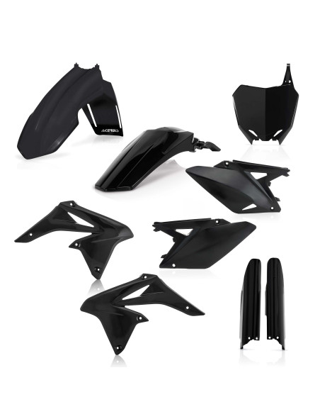 Kit plastiques complet - Noir - ACERBIS Suzuki 250 RMZ 2010-2017